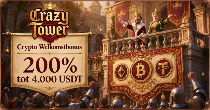 Crazy Tower Casino bonus banner